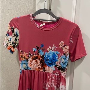 Pink Blush Maternity Maxi Dress